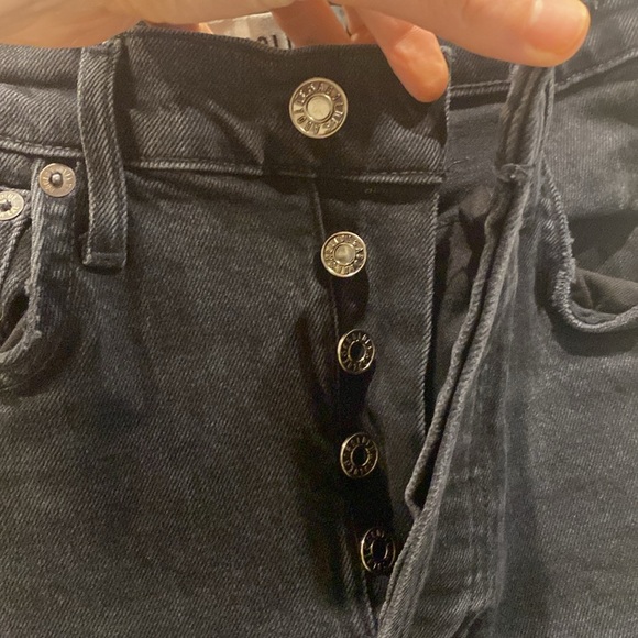 Agolde Riley High Rise Straight Crop - Picture 7 of 9